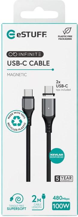 Produktbild eSTUFF INFINITE Magnetic USB-C - C (USB 3.0)