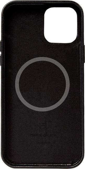 Actual product image Crong Essential Cover Magnetic - Leather Case for iPhone 12 Pro Max MagSafe (Black) (Apple iPhone 12 Pro Max)