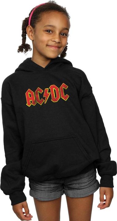 Produktbild AC/DC Distressed Red Logo Kapuzenpullover Mädchen (116)