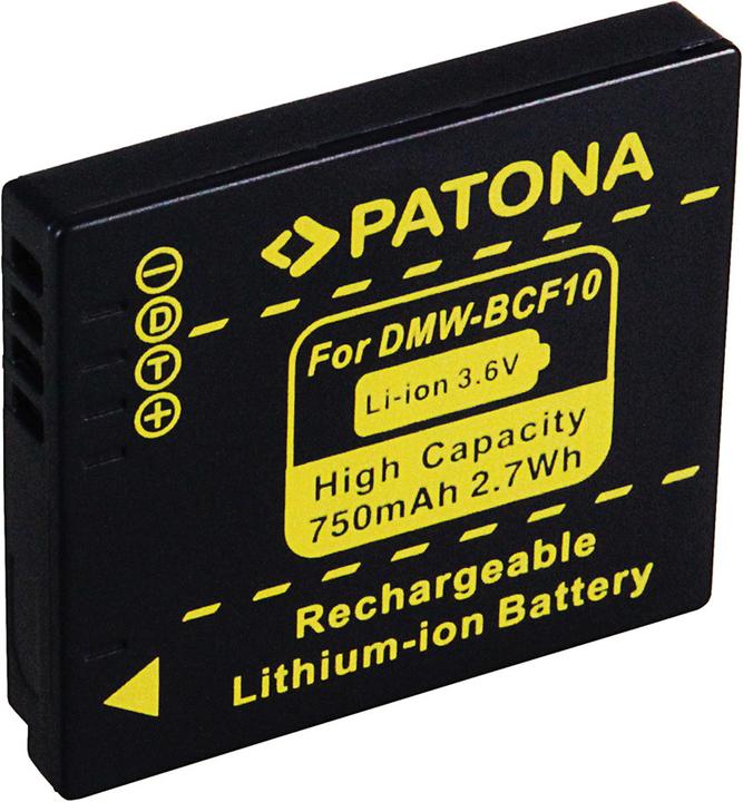 Actual product image Patona DMW-BCF10 (Camera battery)