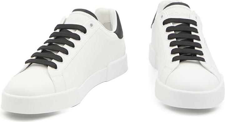 Produktbild Dolce & Gabbana portofino light sneakers in black and white leather (41)