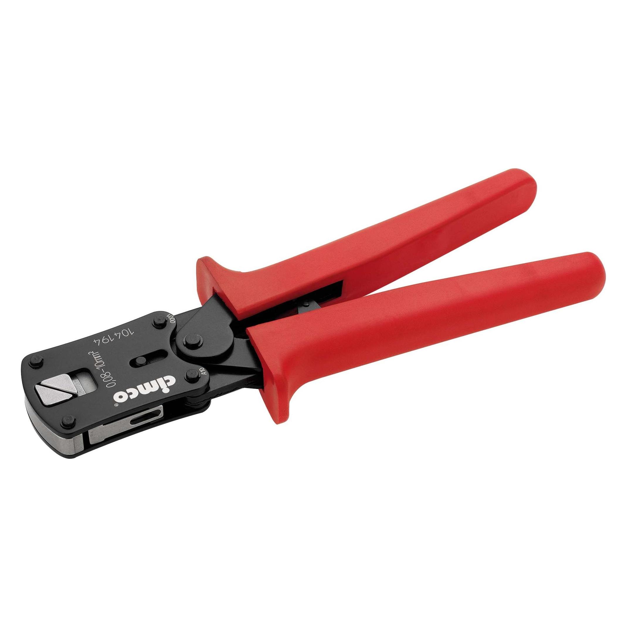 Cimco Nero/Rosso Pinza, Pinze A Crimpare Ghiere A Filo 0,08 (230 Mm)