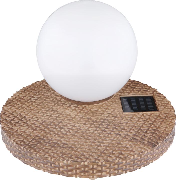 Produktbild Globo Solarleuchte hellgrau 1xLED (IP44)