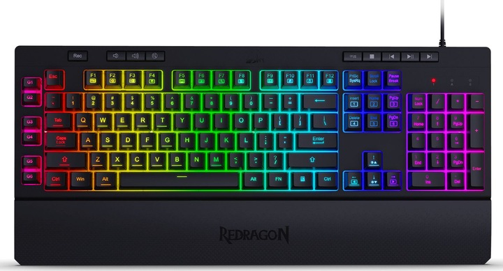 Produktbild Redragon SHIVA RGB Tastatur (US, Kabelgebunden)