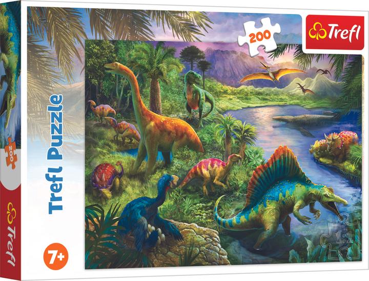 Actual product image Trefl Puzzle Dinosaur (200 pieces)