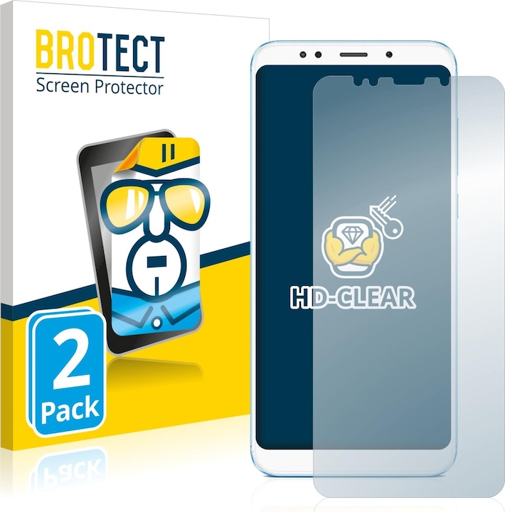 Immagine prodotto BROTECT Pellicola Trasparente (2 Pezzo/i, Xiaomi Redmi 5 Plus)