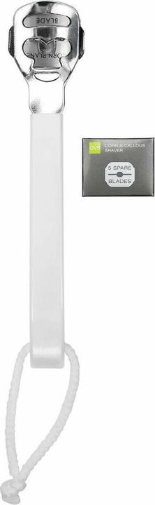 Actual product image QVS Pedicure Callus Remover Foot Care with 5 Blades