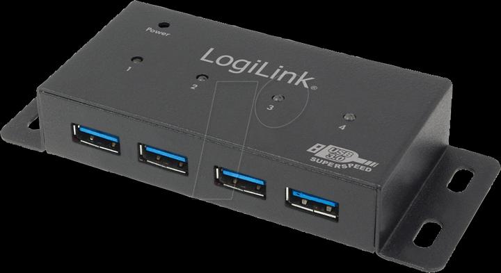 Produktbild LogiLink USB 3.0-Hub UA0149 (USB-A, 4 Ports)