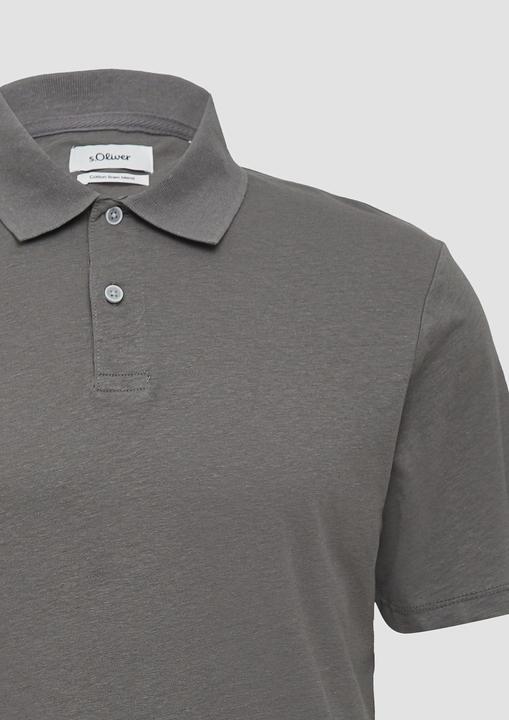 Image du produit S.Oliver Polo-Shirt Jersey-Poloshirt aus Leinenmix (3XL)