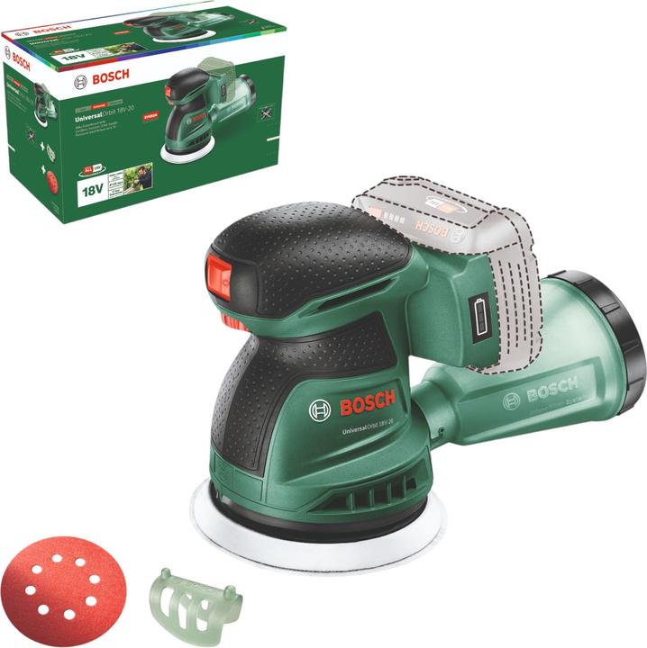 Actual product image Bosch Home & Garden UniversalOrbit 18V-20 Solo (Eccentric grinder, Sander)