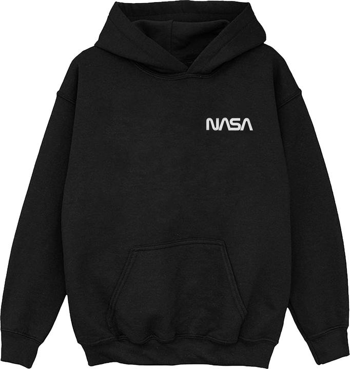 Immagine prodotto Nasa Modern Logo Chest Felpa con Cappuccio Ragazzi (140, 146)