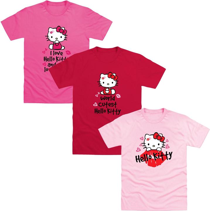 Produktbild Hello Kitty TShirt (3erPack) (98)
