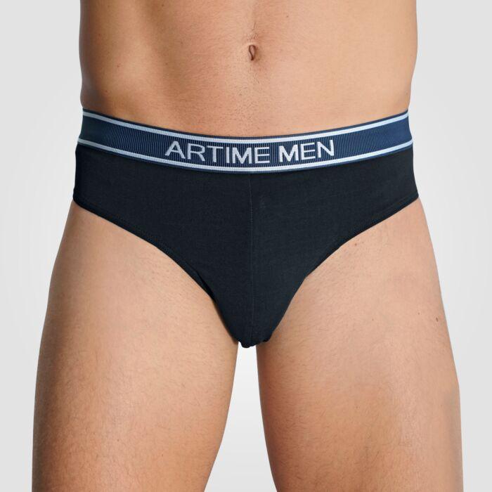 Immagine prodotto Artime Herren Slip, 3er-Pack, Elastbund (M, confezione da 3)