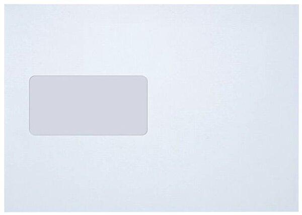 Immagine prodotto Büroring Versandtasche DIN C5, mit Fenster, selbstklebend, 90g/qm, weiss, 500 Stück (500 x)