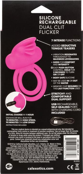 Immagine prodotto CalExotics Dual Clit Flicker Enhancer (3.75 cm)