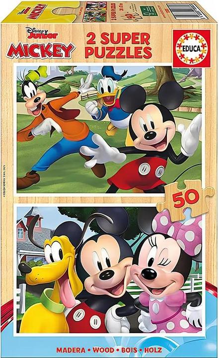 Immagine prodotto Educa Topolino e gli amici puzzle di legno (50 pezzi)