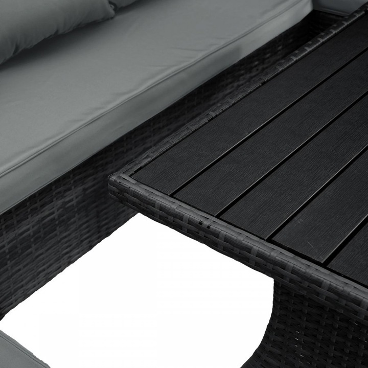 Produktbild Brast Sofa Essgruppen-Kombi "Hacienda" Schwarz