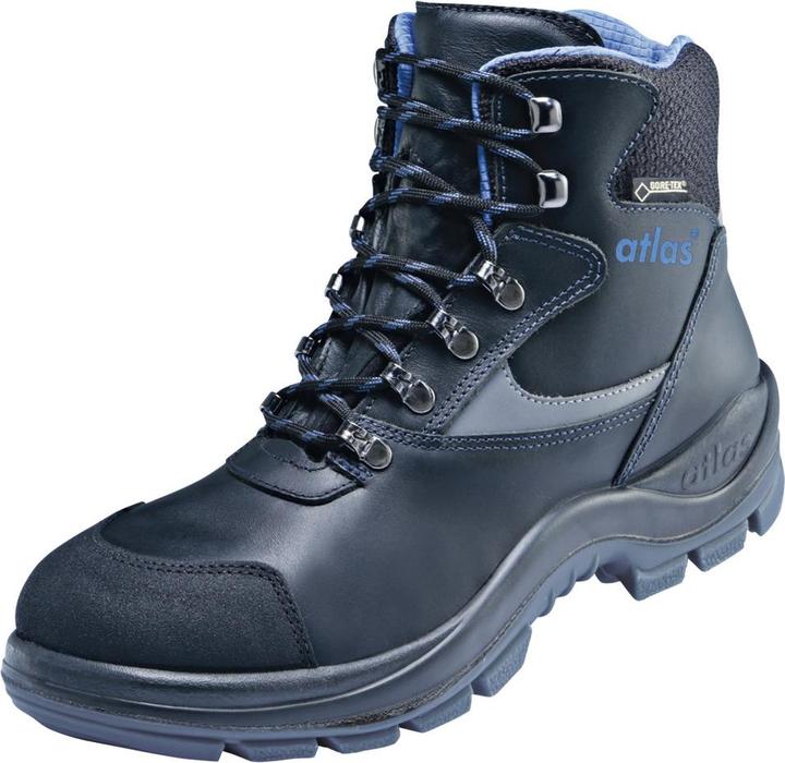 Atlas Safety boot GTX 535 XP GoreTex, S3, black, width 10, size 45 (S3, 45)