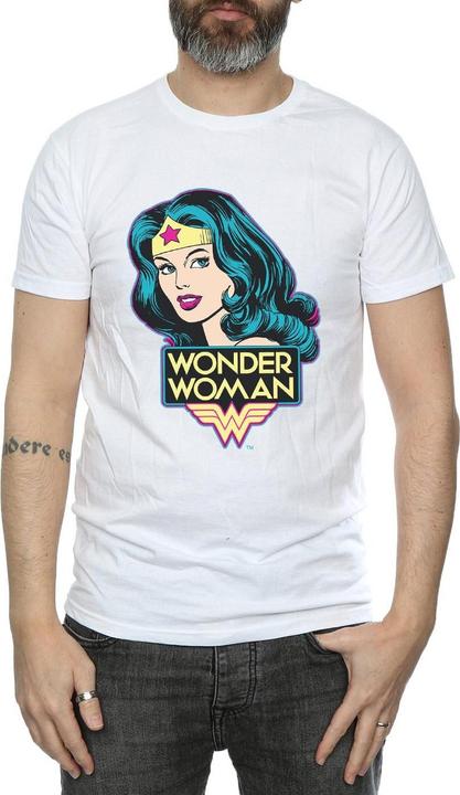 Produktbild Wonder Woman Head TShirt aus Baumwolle (M)