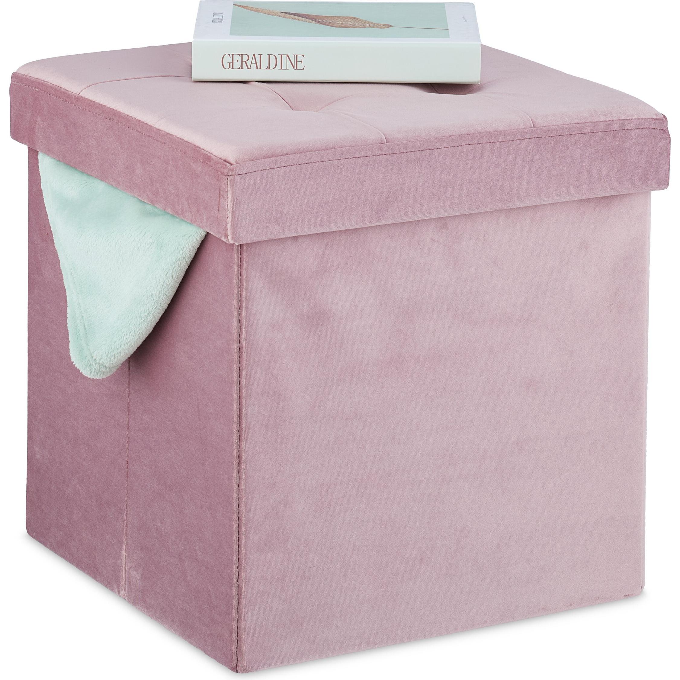 Relaxdays, Hocker + Pouf, Hocker