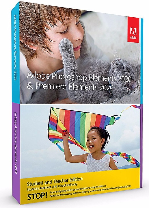 Immagine prodotto Adobe Photoshop e Premiere Elements 2020 Internazionale/Inglese per studenti/insegnanti (certificato (1 Utente, Senza limiti)