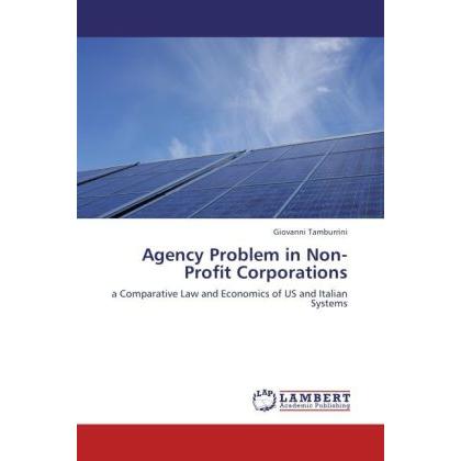 Agency Problem in Non-Profit Corporations, Fachbücher
