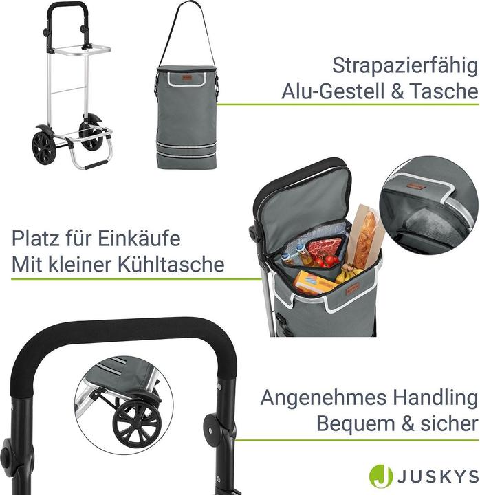 Produktbild Juskys 3in1 Einkaufstrolley