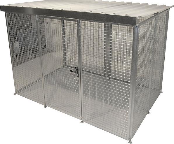 Produktbild eurokraft pro Gasflaschen-Gittercontainer