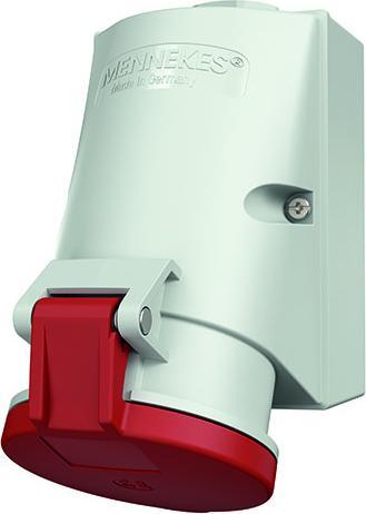 Actual product image Mennekes MEN 1852 32A3P 9H400V Wall box TwinCONTACT IP44