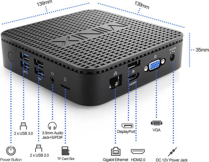 Produktbild Minix Neo G41V-4 (Intel Celeron N4100, 4 GB, 64 GB)