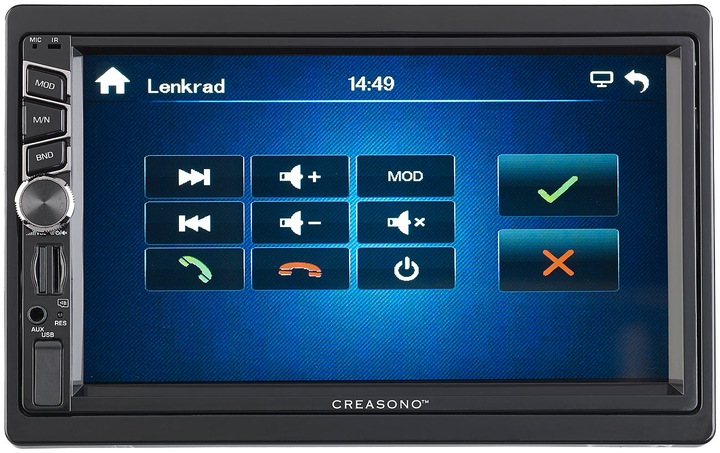 Produktbild Creasono 2-DIN-DAB+/FM-Autoradio (MirrorLink)