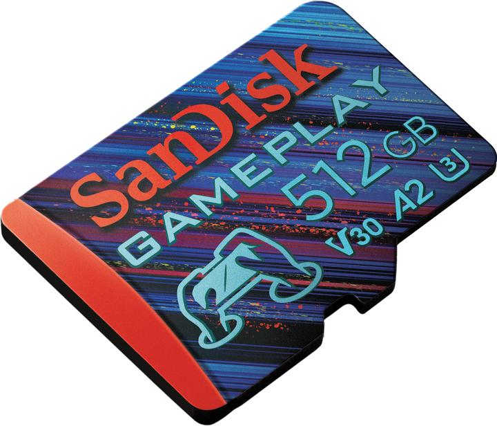 Productafbeelding SanDisk Gameplay (512 GB, microSD, U3, UHS-I)