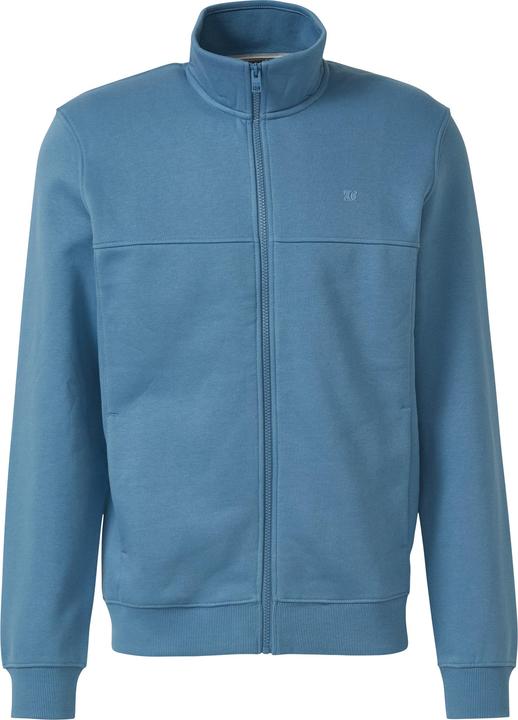 Produktbild s.Oliver Sweatshirt Jacke Sweatshirt-Jacke mit Stehkragen und Eingrifftaschen (M)