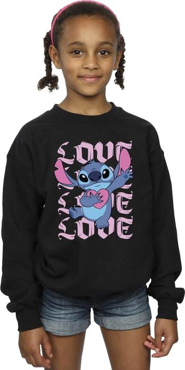 Produktbild Lilo & Stitch Valentine Love Sweatshirt Mädchen (128)