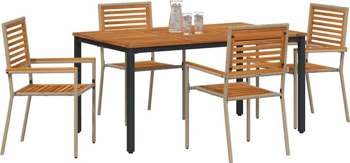 Produktbild vidaXL Garten Essgruppe (150 x 90 x 75 cm)