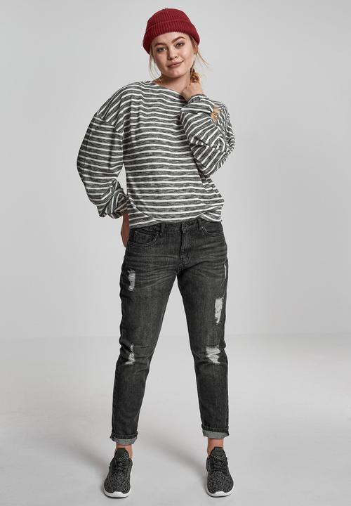 Produktbild Urban Classics Ladies Oversize Stripe Pullover (M)