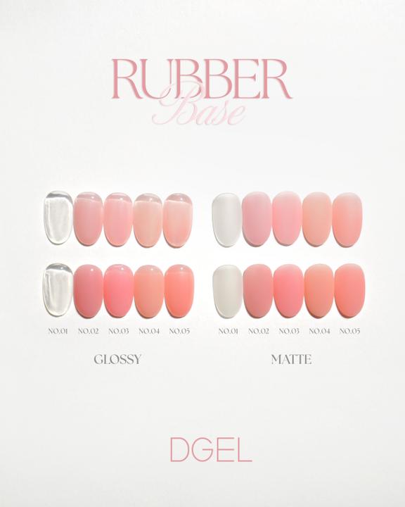 Produktbild Dgel RUBBER BASE Collection - 5pcs/set