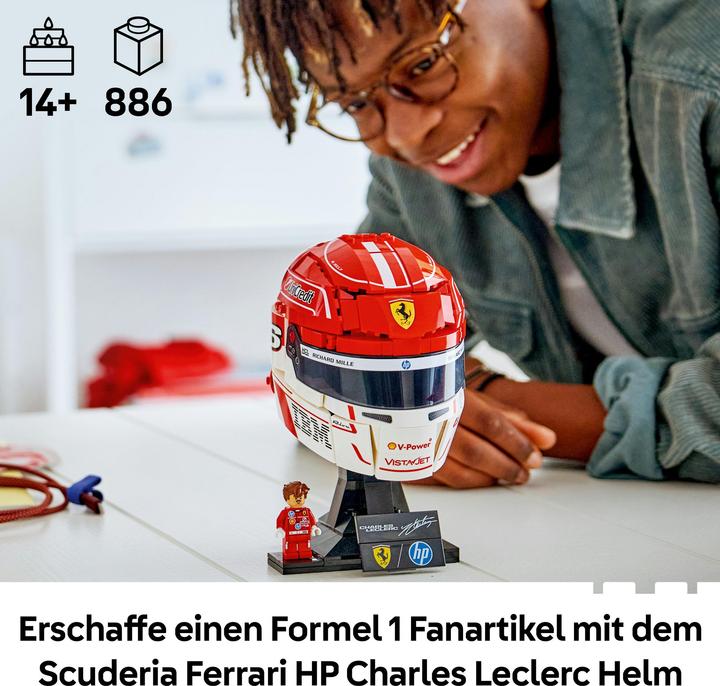 Produktbild LEGO Ferrari HP Charles Leclerc Helm (43014, LEGO Editions)
