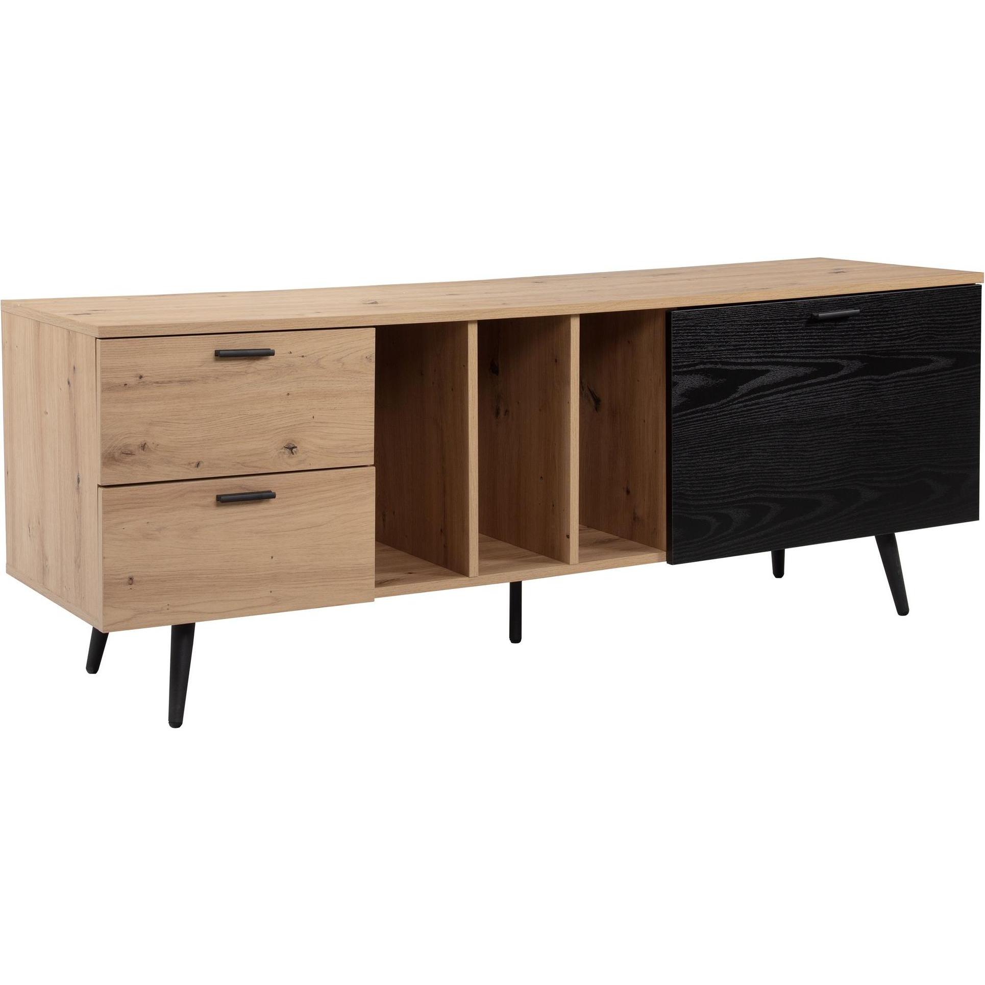Wohnling, TV Möbel, Eiche-Dekor (150 x 40 x 55 cm)