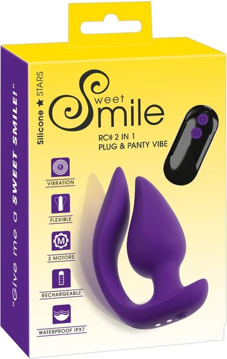 Produktbild Sweet Smile RC 2 in 1 Plug & Panty Vibe