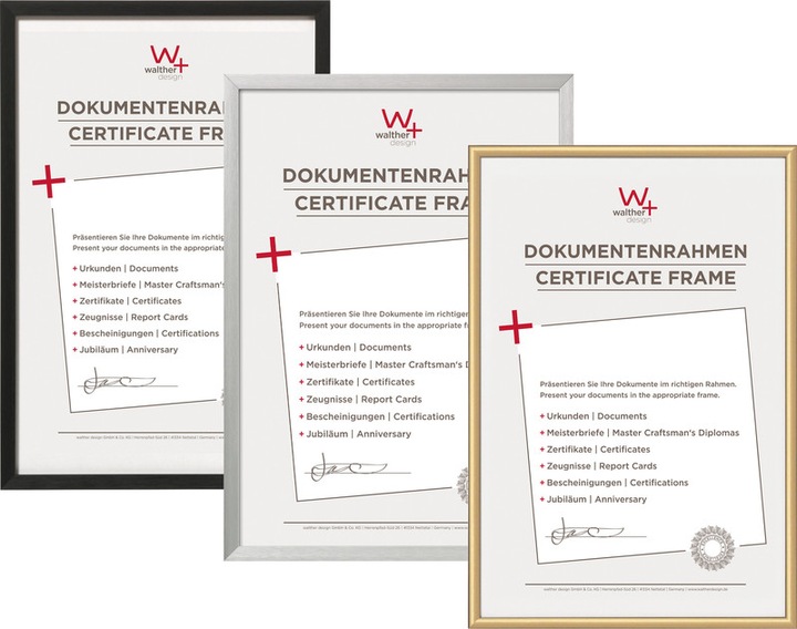 Immagine prodotto Walther Design Sedia DIN A3 29,7x42 Alluminio (29,7 x 42 cm)