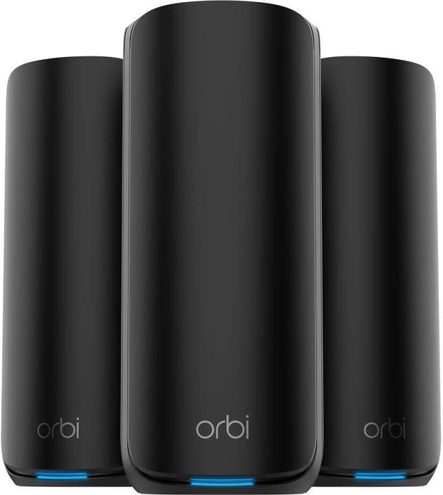 Actual product image Netgear Orbi 870 Series (RBE873B) Set of 3