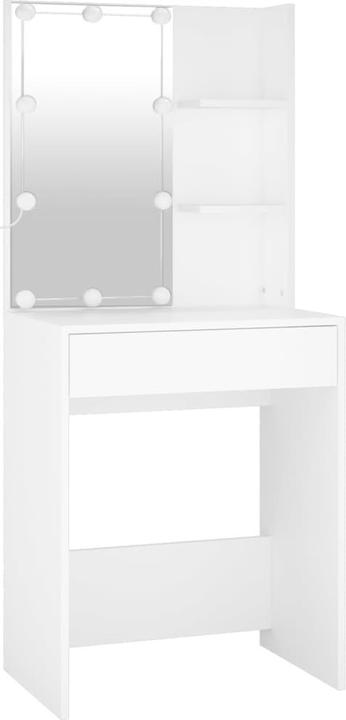 Image du produit vidaXL LED Schminktisch mit Schrank (60 x 40 x 140 cm)