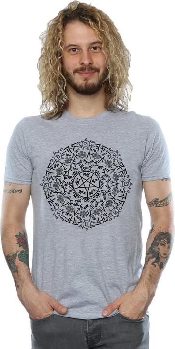 Actual product image Supernatural Mens Symbol Circle T-Shirt (S)