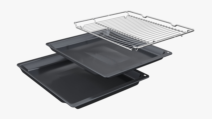 Energie-Label Bosch Hausgeräte Serie 8 Einbau-Backofen HBG7363B1