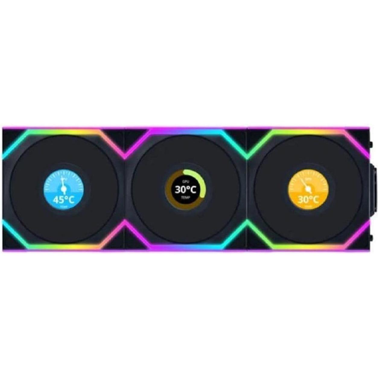 Lian-Li UNI FAN SL Wireless (120 mm, 3 x), Ventola PC, Nero