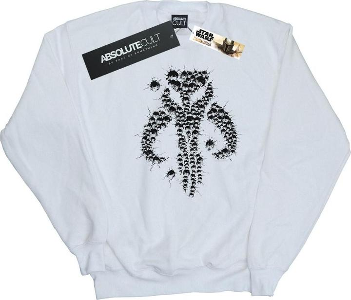 Immagine prodotto Star Wars The Mandalorian Blaster Skull Felpa Uomo (4XL)