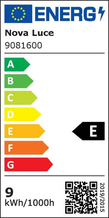 Energy Label Nova Luce Gropius (366 lm)