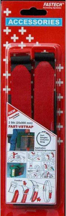 Produktbild Fastech Schlaufenband Fast Vstrap (Klettkabelbinder, 900 mm, 2 Stk.)