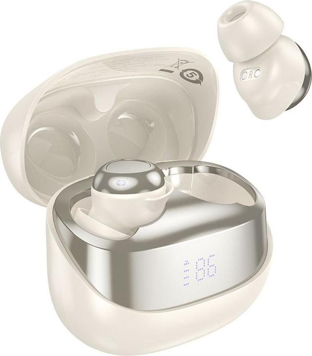Hoco Wireless headphones wireless earphones bluetooth TWS EW200 milky white (Senza fili)